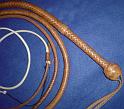 10ft Natural Tan 12 plait Indiana Jones Bullwhip 1E